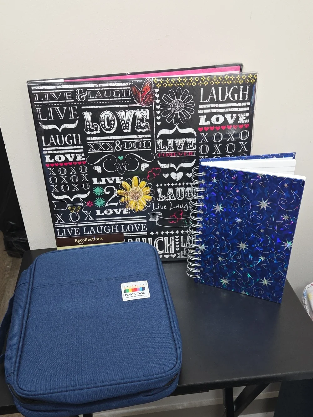 Recollections Scrapbook Album, Art Pencil Case & Journal Kit Lot